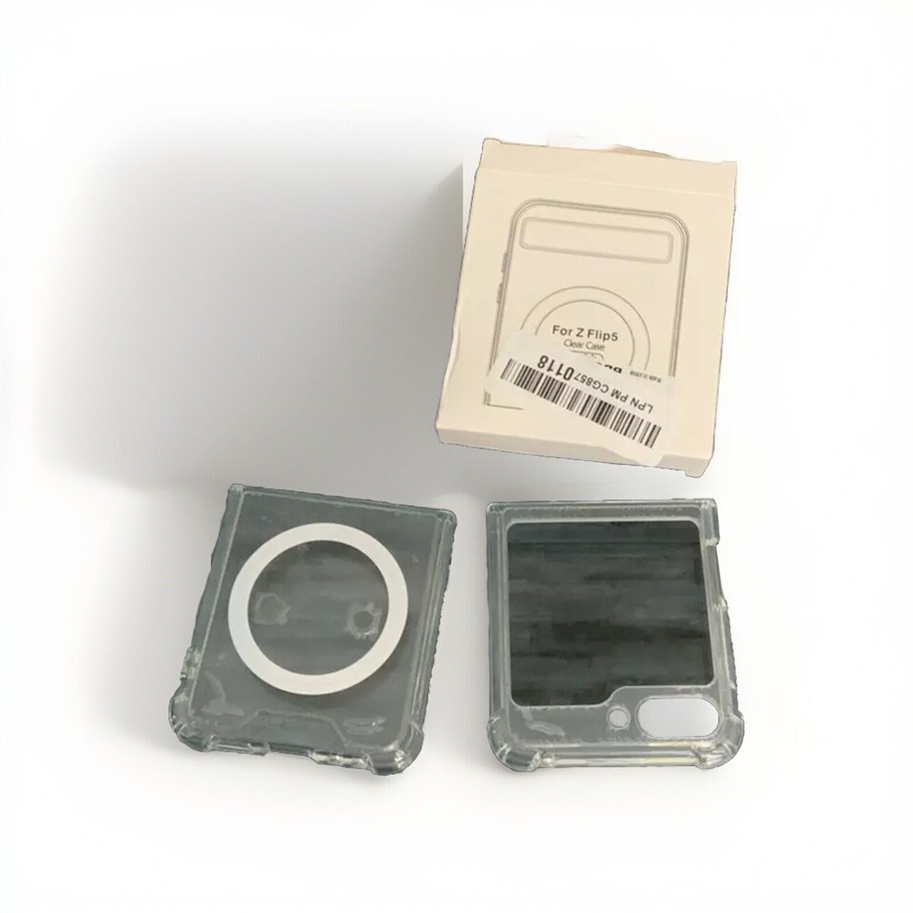 Clear Protective Phone Case for Z Flip 5 Cell Phone - Picture 2 of 2